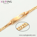 75144 Xuping plomo y aleación de níquel joyería de moda segura tendencia pulsera de oro 18k encanto